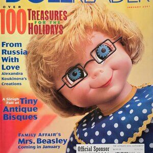 Doll Reader Magazine January 2001 Over 100 Treasures For The Holidays